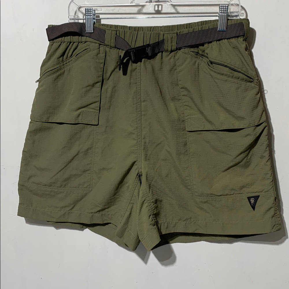 Rail Riders Men’s Woven Belted Cargo Shorts